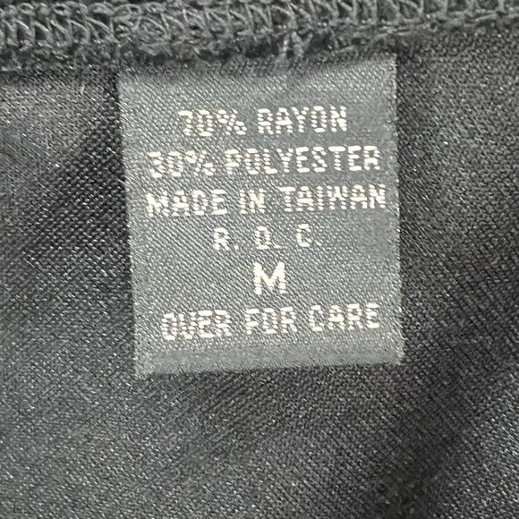 Vintage Y2K Express Maxi Skirt Womens M Black Velvet Soft Y2K 90s Whimsygoth - Picture 12 of 14